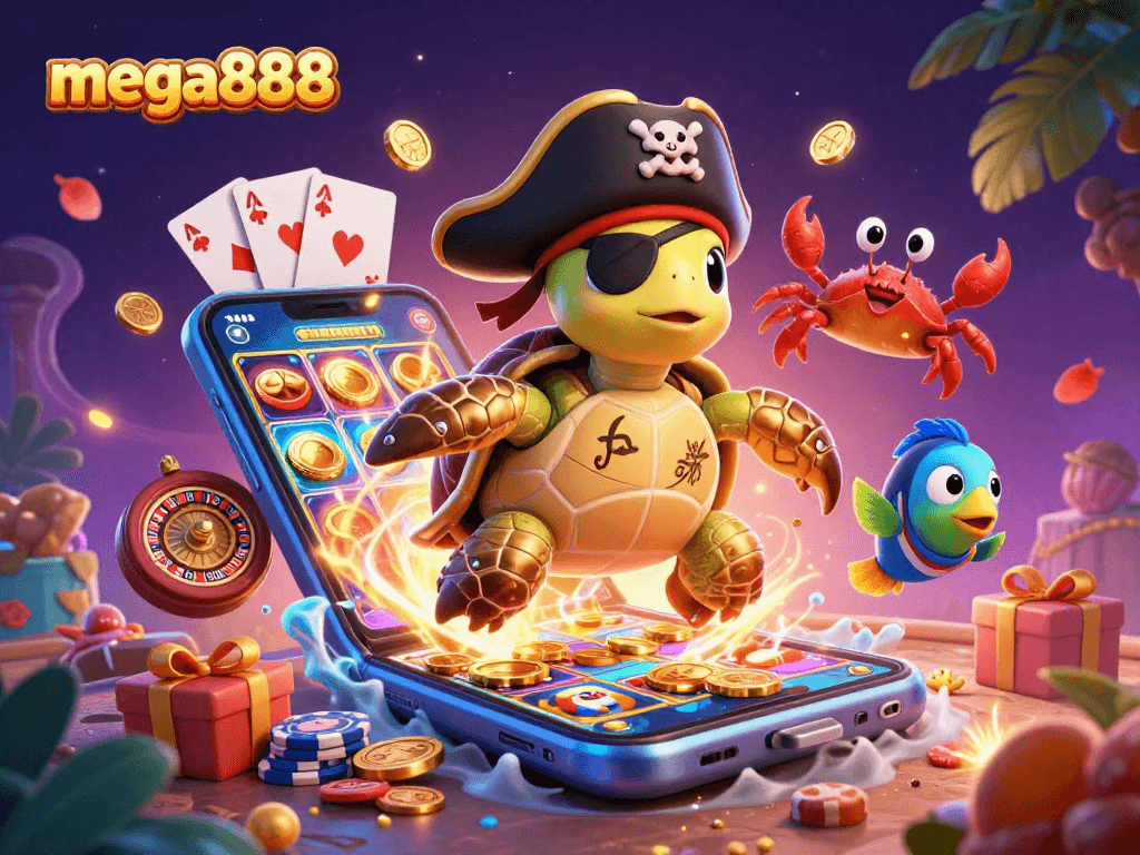 Mega888 menyediakan pengalaman permainan slot yang menarik dengan karakter unik dan elemen kasino yang menyeronokkan.