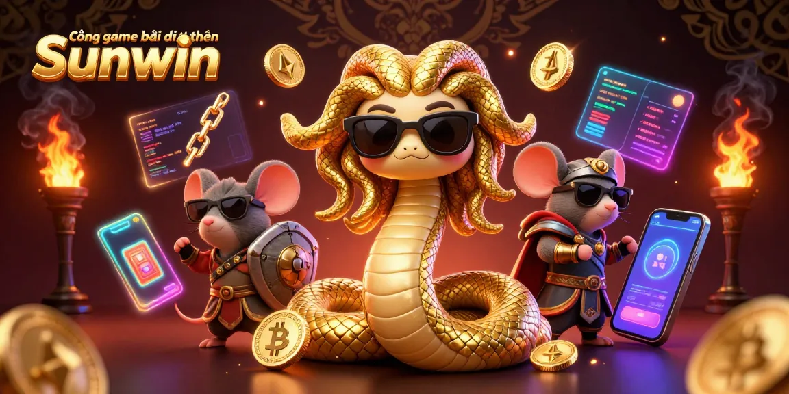 Cổng game bài đổi thưởng Sunwin showcases vibrant, engaging characters in a thrilling casino atmosphere.