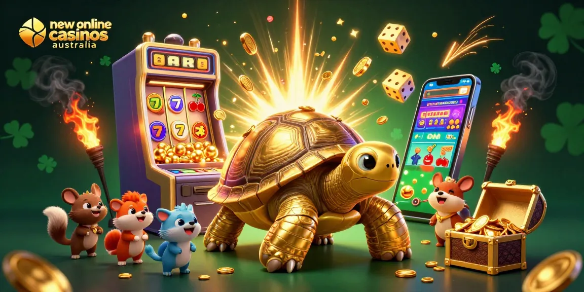 Enjoy thrilling wins at new online casinos Australia with vibrant 3D illustrations of gaming excitement.